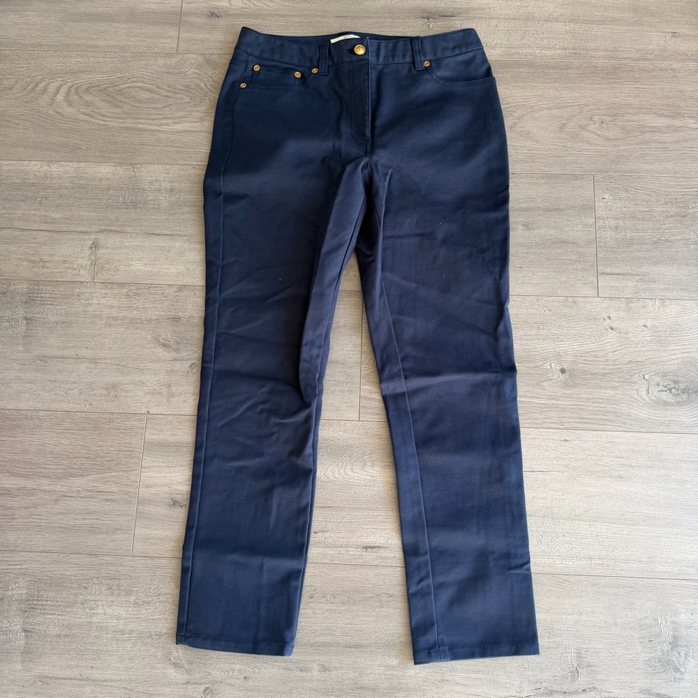 TORY BURCH - Navy Blue “Vanner 5 Pocket Pant” - Size 6